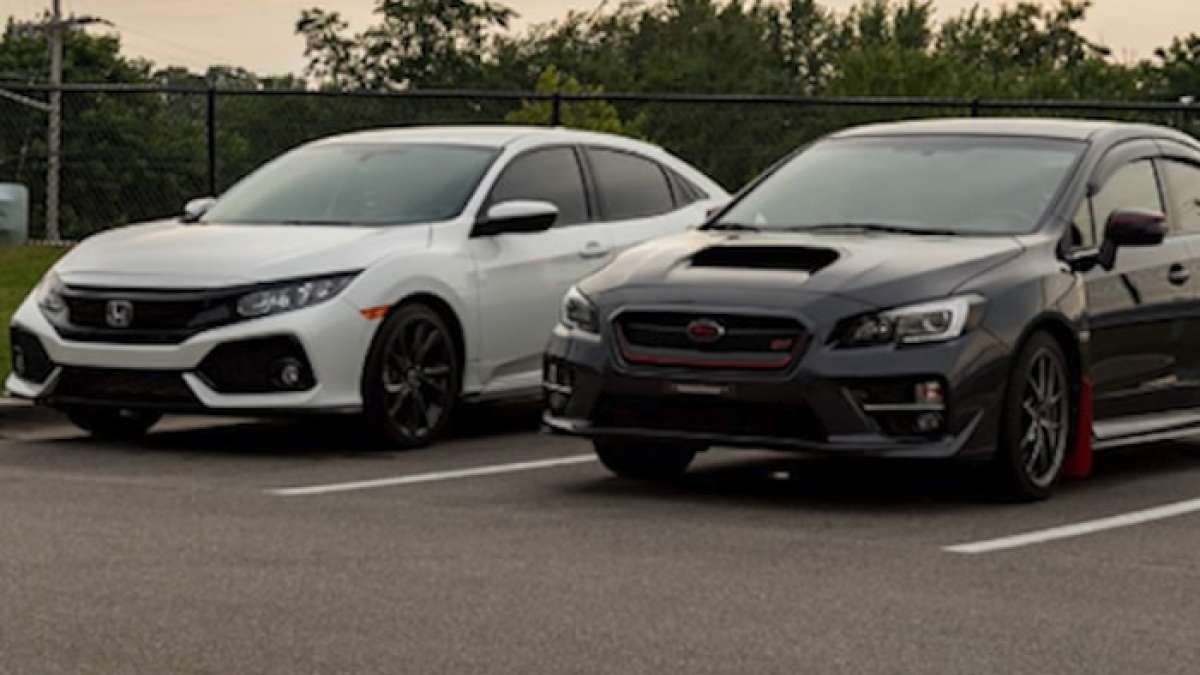 2018 Subaru WRX STI, 2018 Honda Civic Type R, comparision, review