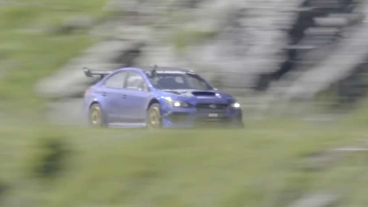 Subaru STI Type RA Time Attack Car, world record run, Transfagarasan Highway