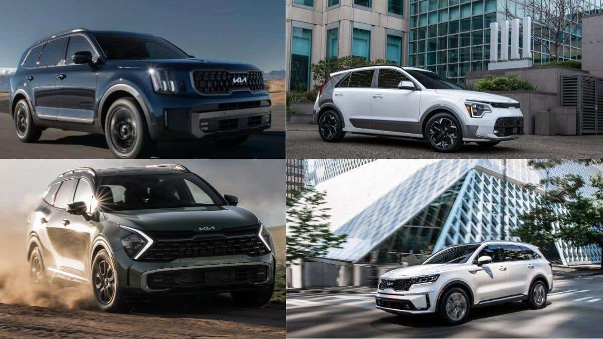 Kia Telluride, Niro, Sportage and Sorento SUVs