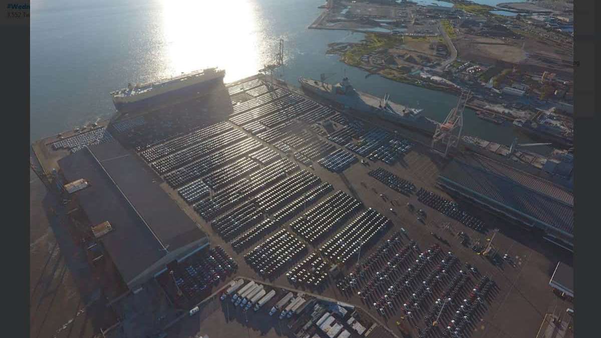 Tesla ships its EVs using the world's dirtiest fuel.