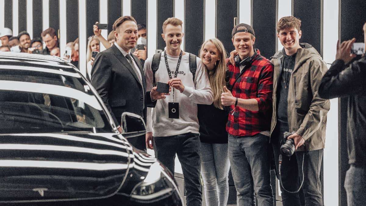 Tesla CEO Elon Musk Giga Berlin