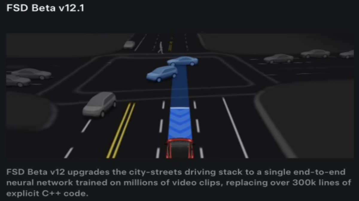 Tesla Inching Closer To Autonomy With "Next-Leve" FSD Version 12, According to Elon Musk