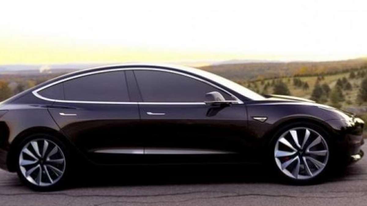 Tesla Model 3 black color
