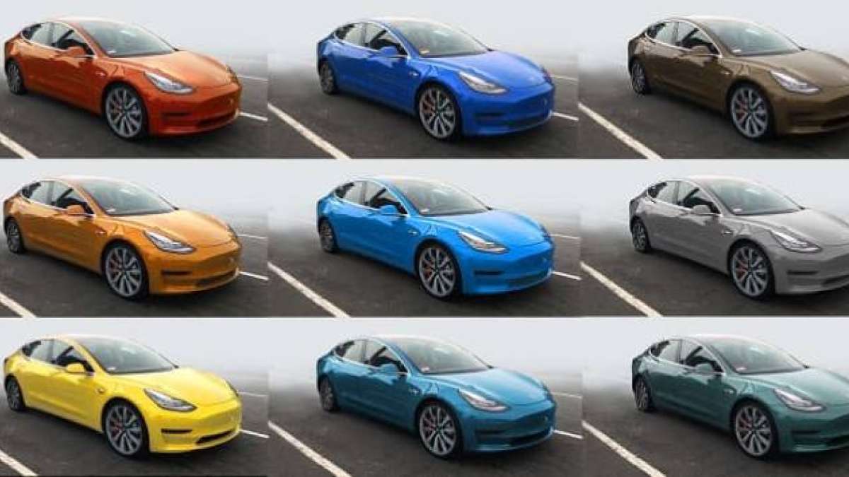 Tesla Model 3 color requests