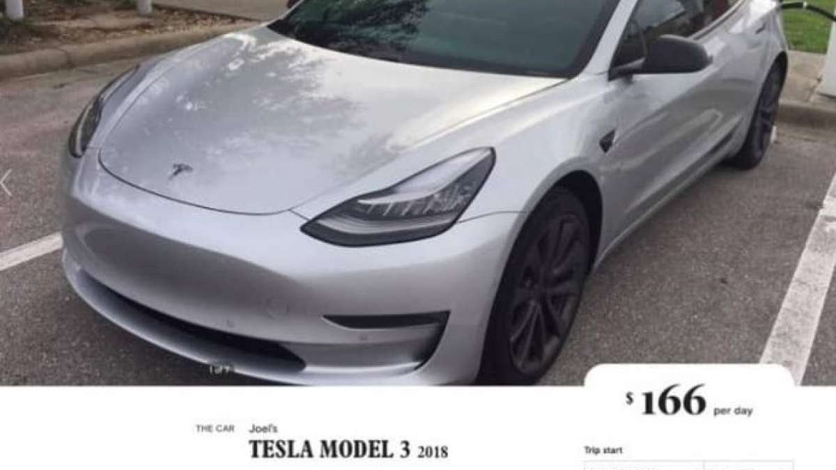 Tesla Model 3 for rent