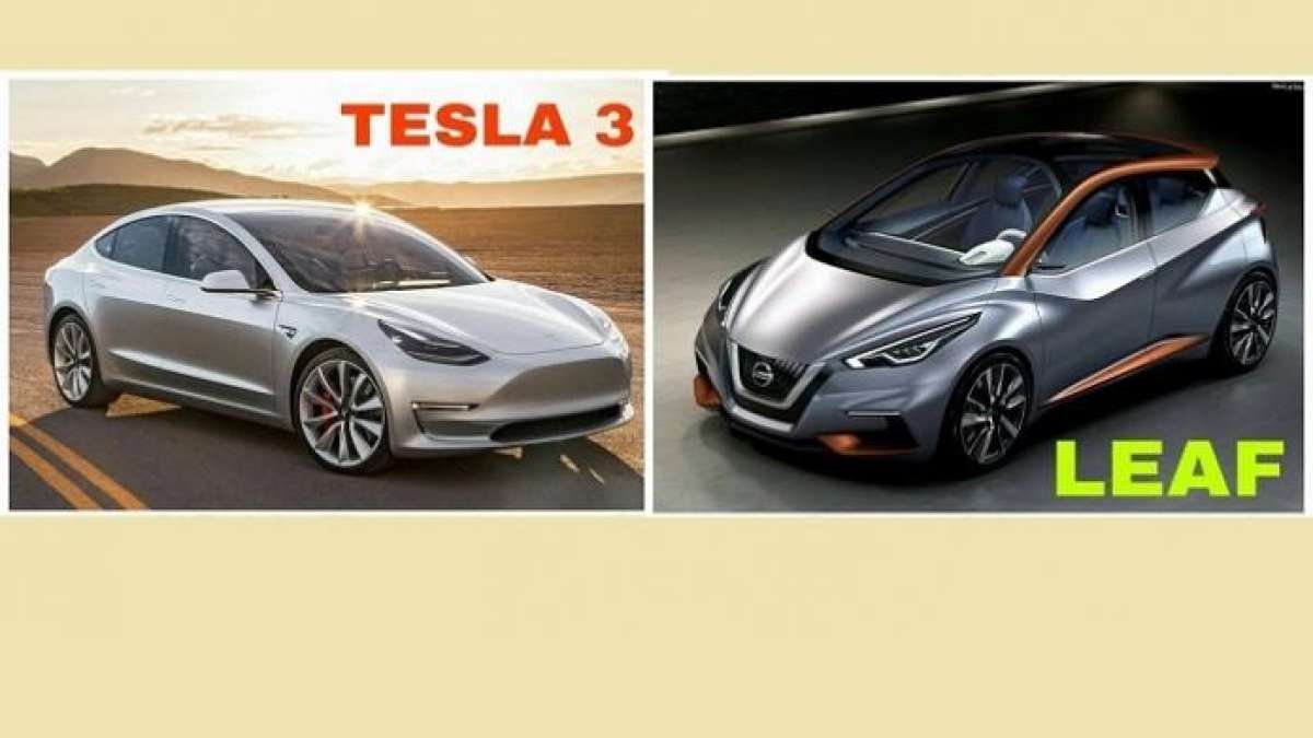 Tesla Model 3 vs 2018 Nissan Leaf