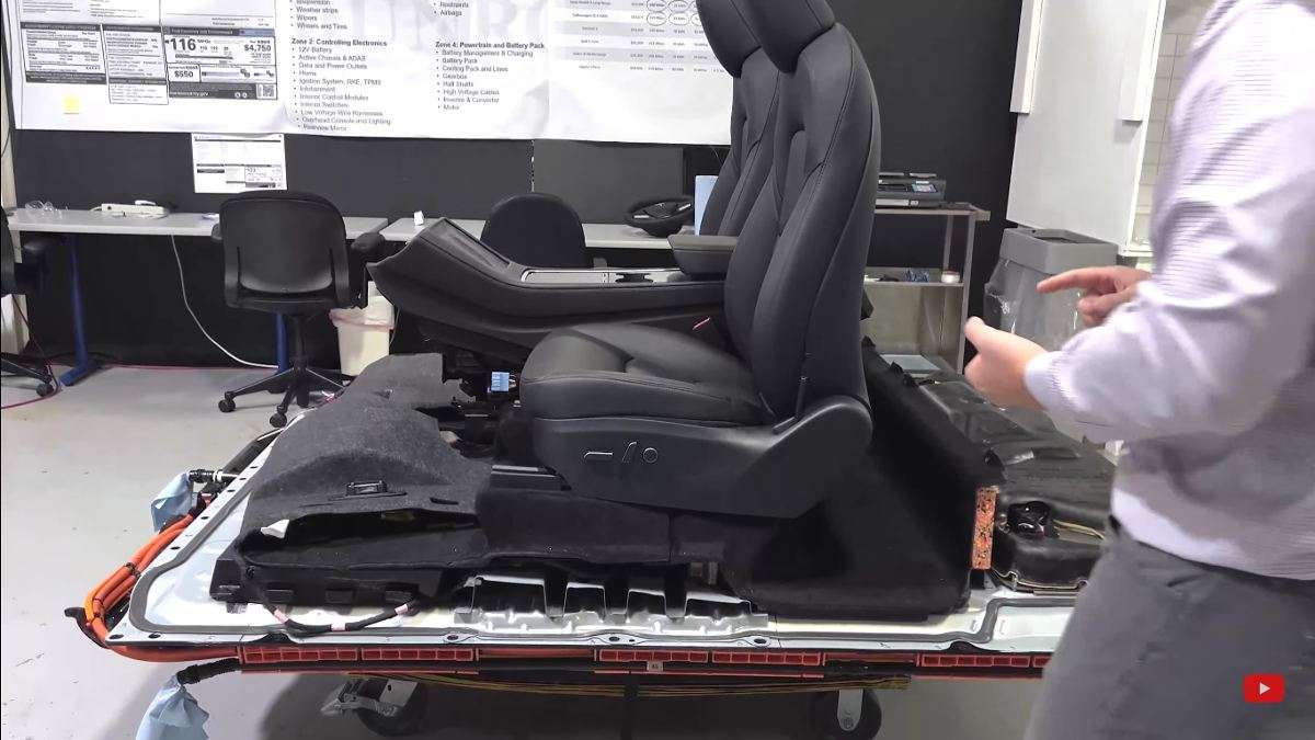 Tesla Model Y structural battery