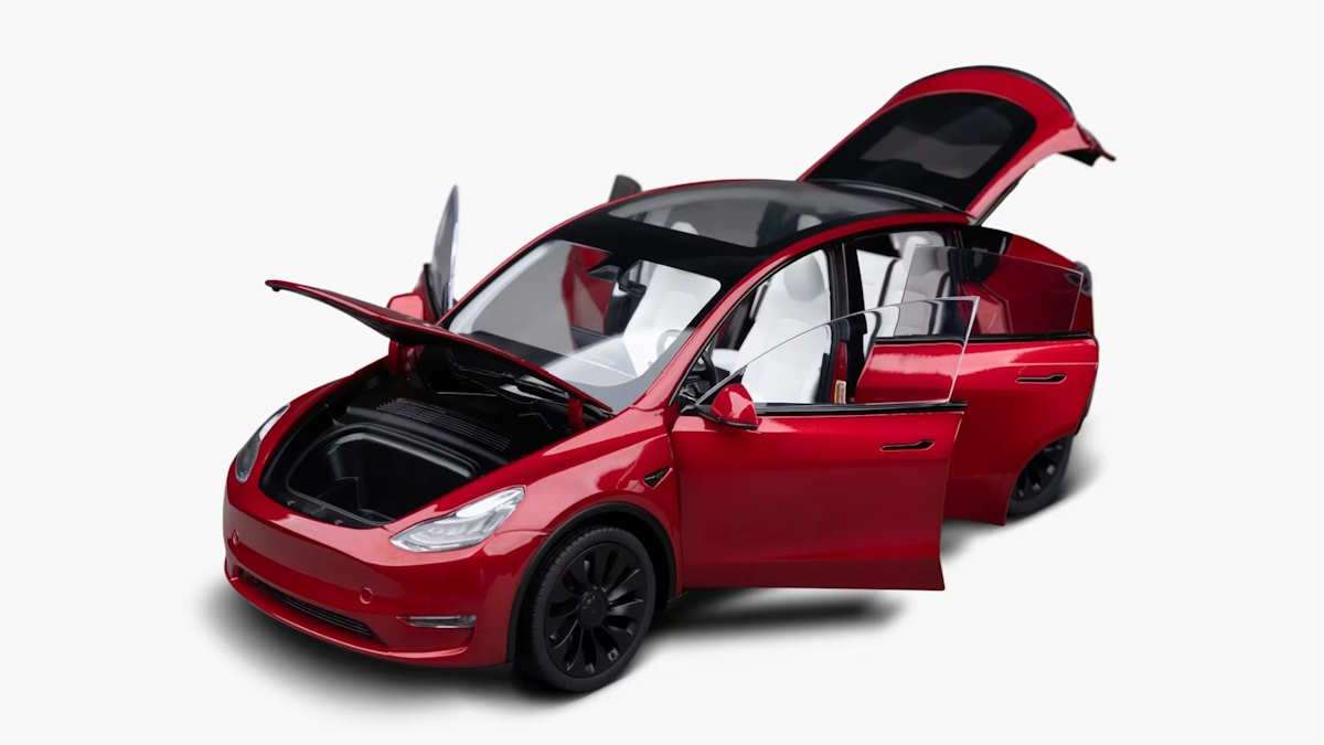 Toy Tesla Model Y - Almost a Foot Long - Goes For Sale For $200