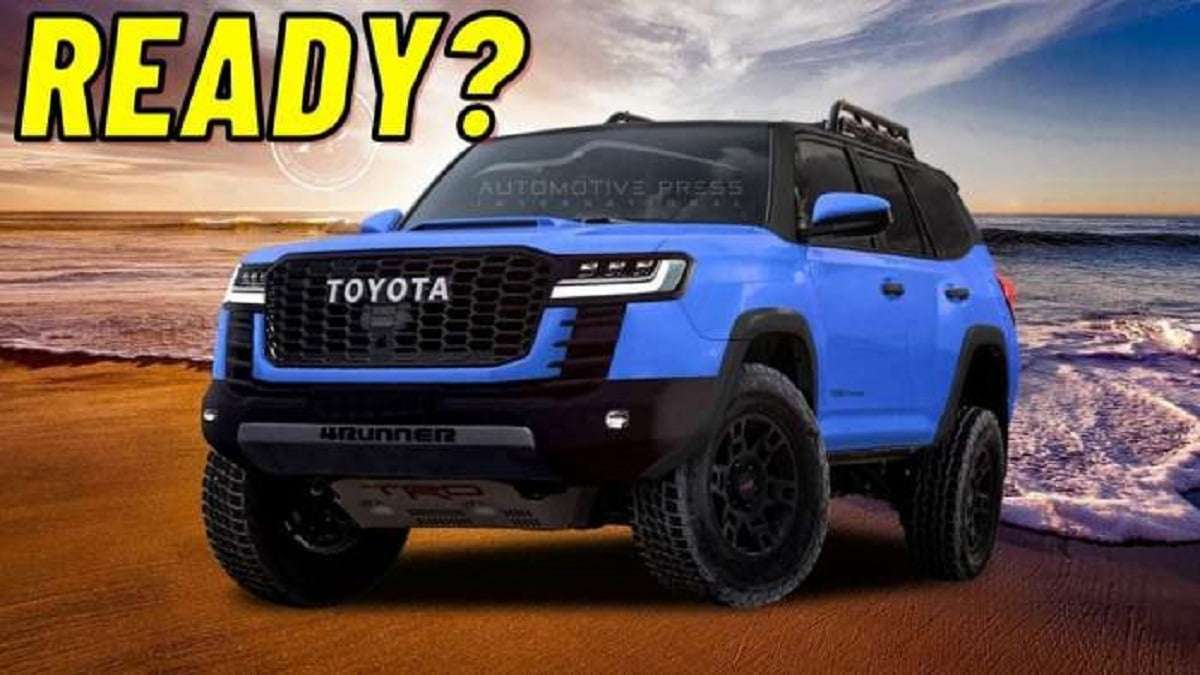 2025 Toyota 4Runner blue front end