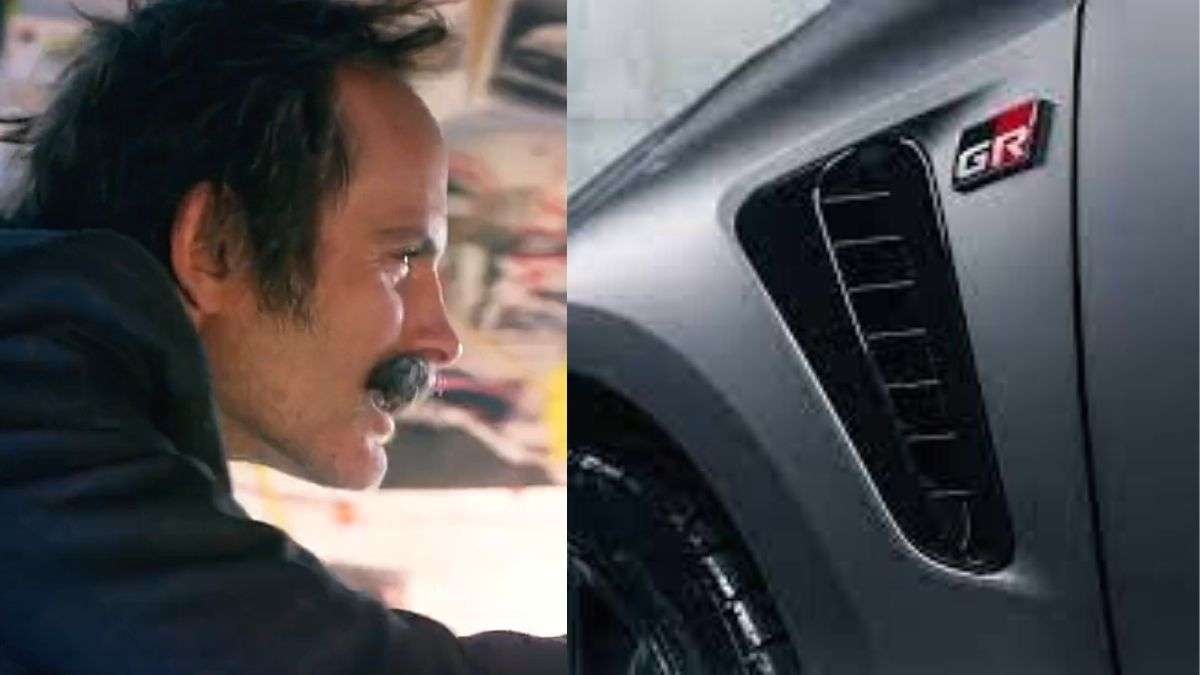 Toyota engineer looking at 2023 GR Corolla