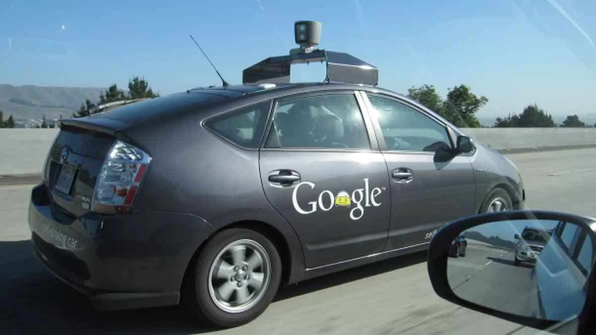 Vintage self-driving car