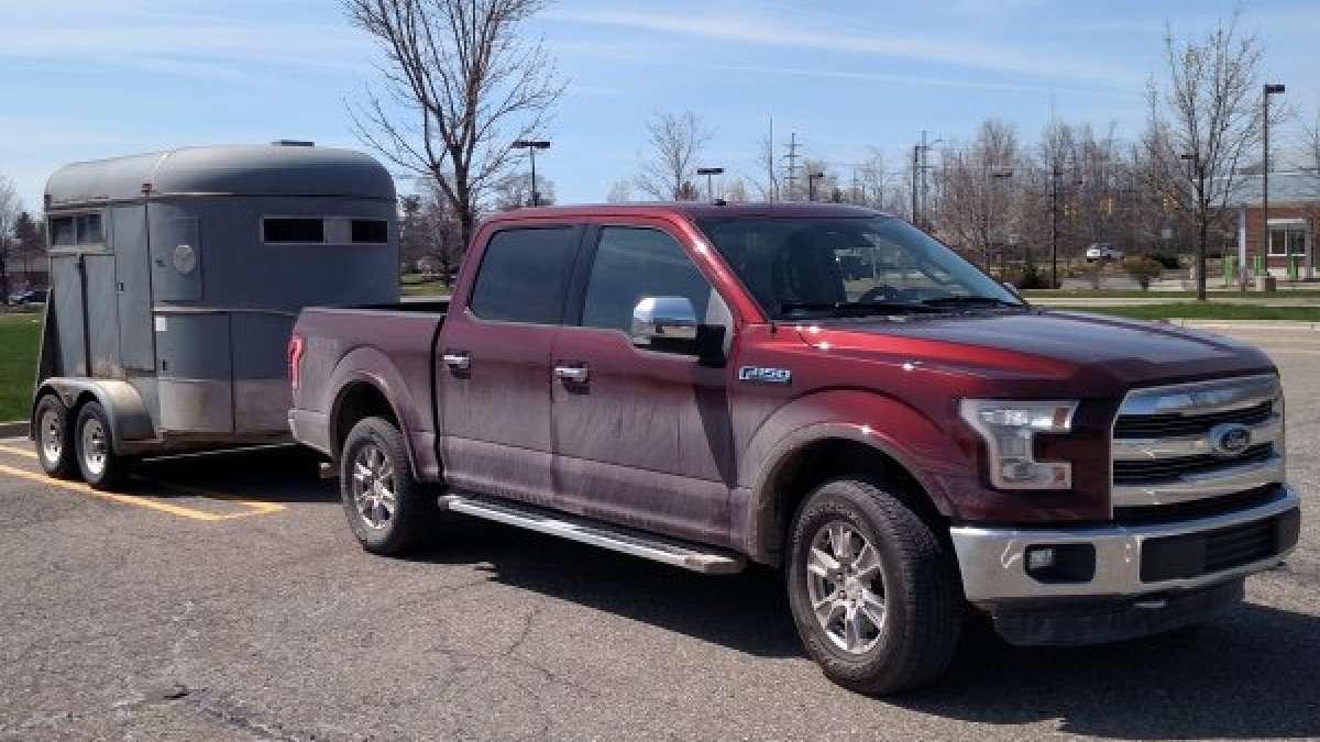 16 f150 lariat pulling