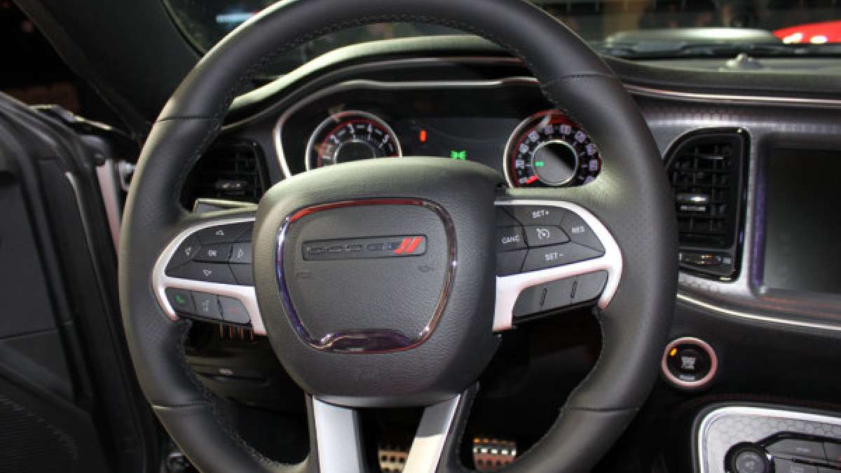 Scat Pack steering wheel