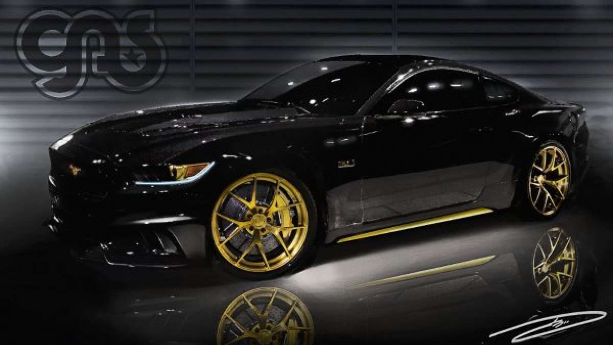 gAS 2015 mustang sema