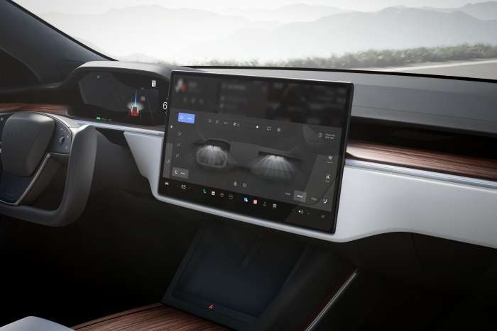 Tesla Model S, courtesy of Tesla Inc.