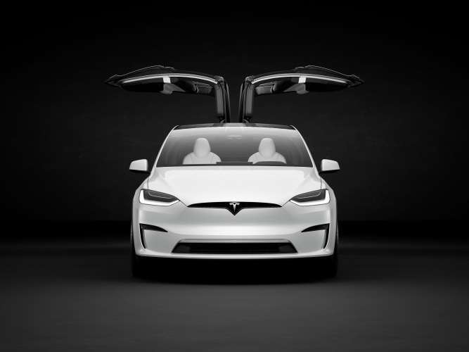 Tesla Model X, gracieuseté de Tesla Inc.