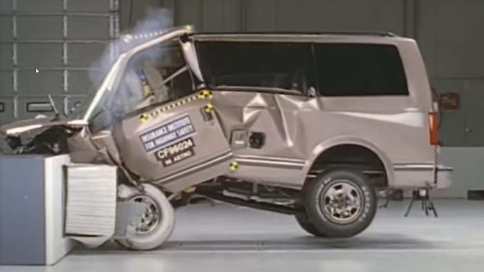 1996 Chevy Astro Crash Test