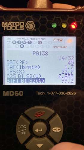 Toyota Prius trouble codes with code reader 