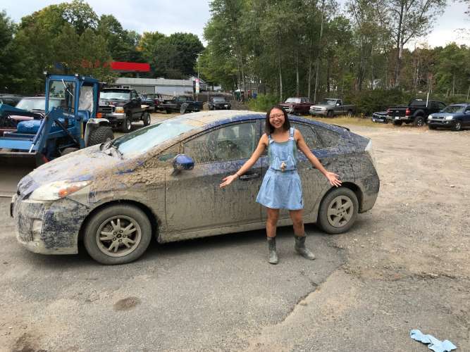 2013 Toyota Prius After Going Through Mud