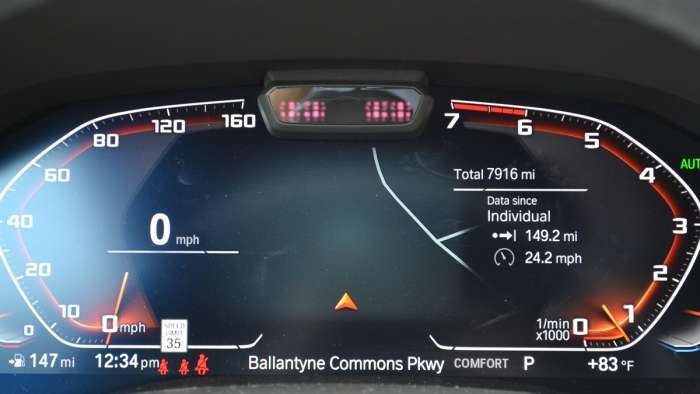 2019 BMW M850i xDrive Convertible dash cluster