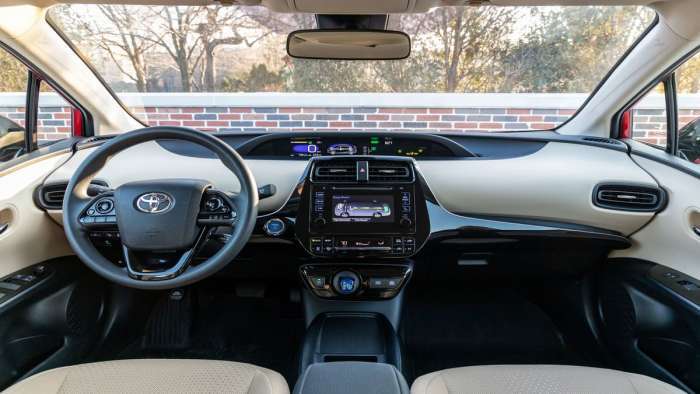 2019 toyota Prius Interior