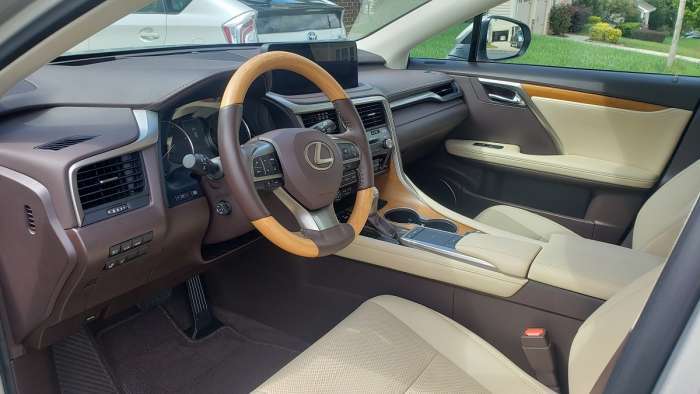 2020 Lexus RX 350 front interior