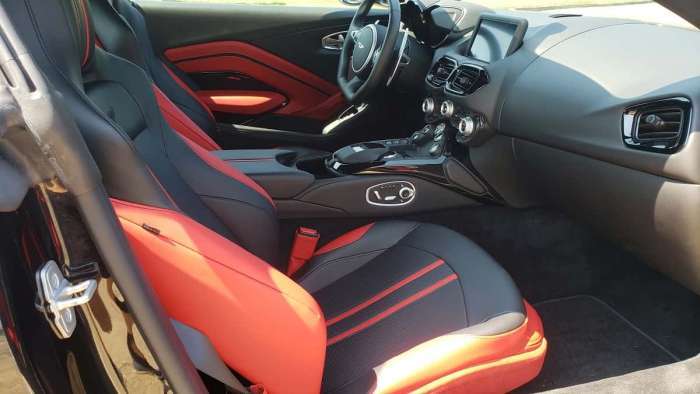 2020 Aston Martin Vantage front seats