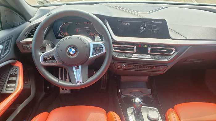 2020 BMW M235i xDrive Gran Coupe front dashboard and infotainment