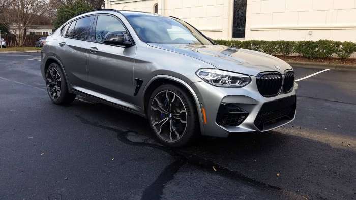 2020 BMW X4 M Competition Sunstone Metallic color side view