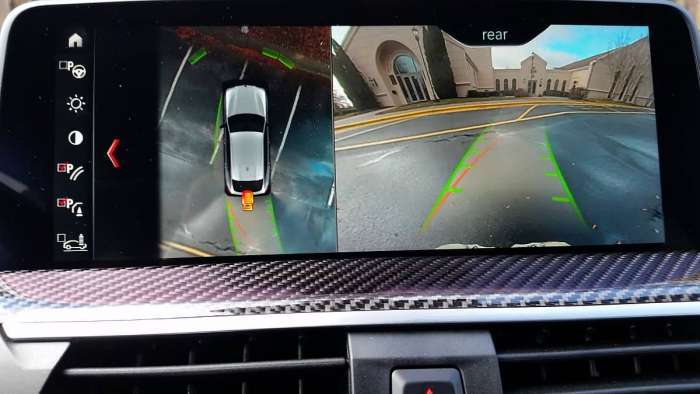 2020 BMW X4 M Competition infotainment screen clarity