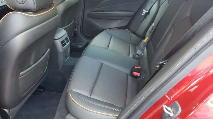 2020 Cadillac CT V-Series rear seats