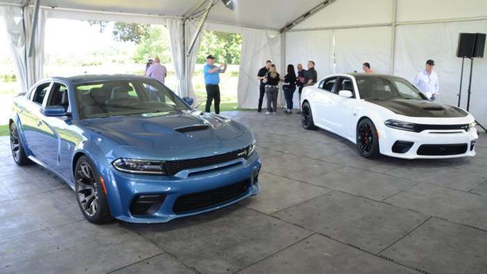 2020 dodge charger scat pack and hellcat