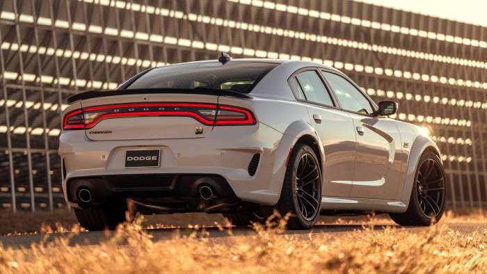 2020 Dodge Charger Scat Pack Widebody white color