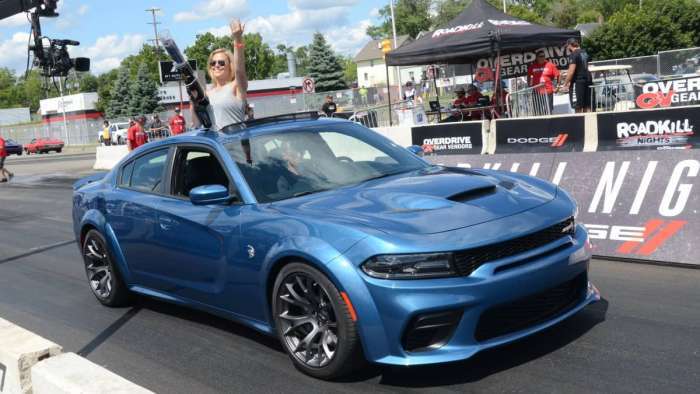 Christy Lee and Dodge Charger Hellcat Widebody