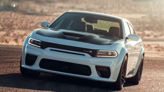 2020 Dodge Charger Scat Pack Widebody white color