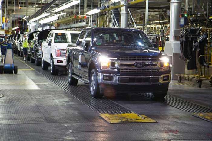 Ford F-150 assembly line