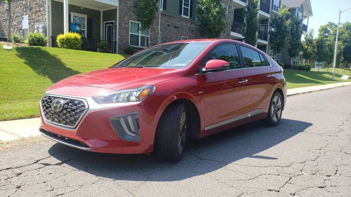 2020 Hyundai IONIQ red color front side view