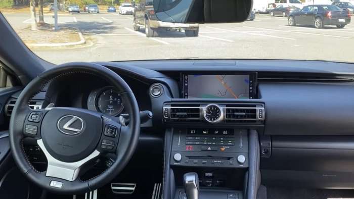 2020 Lexus RC 350 F Sport interior center console dash multimedia display