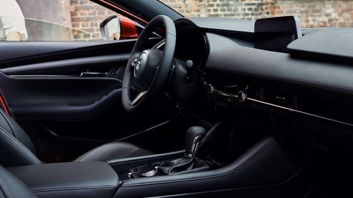 2020 Mazda3 hatchback interior features
