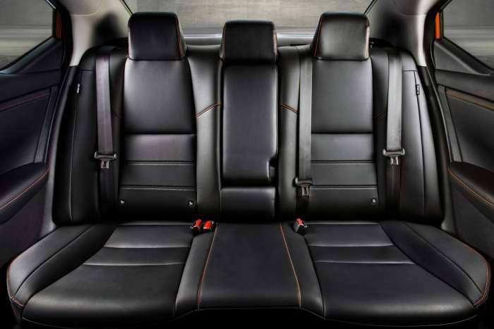 Nissan Sentra back seat