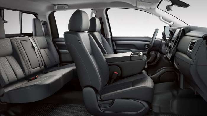 2020 Nissan Titan PRO-4X Interior 2nd Row