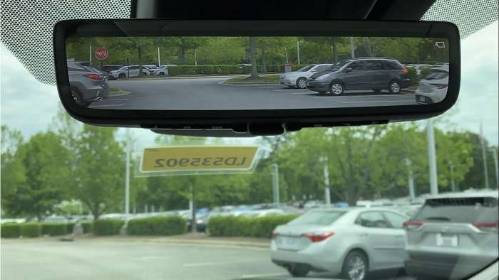 2020 Toyota RAV4 digital rearview mirror