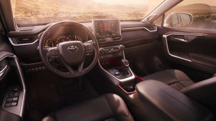 2022 Toyota RAV4 TRD front interior