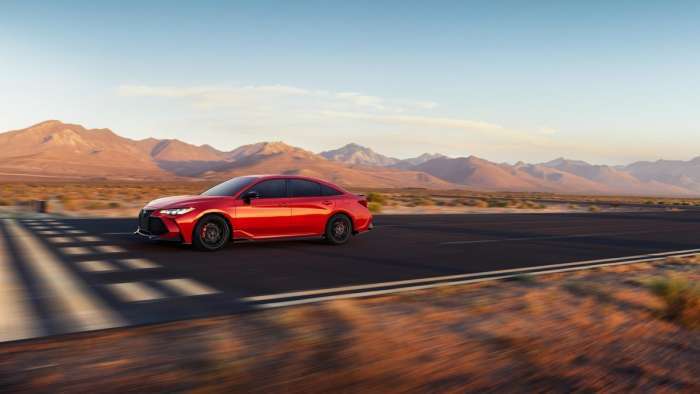 2020 TRD Toyota Avalon Red Racing