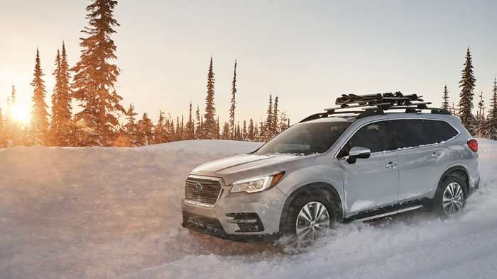 Subaru Ascent in the snow