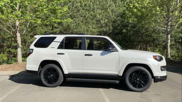 2020 Toyota 4Runner Limited Nightshade Profile View