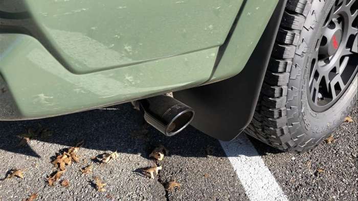 2020 Toyota 4Runner TRD Pro Army Green cat-back exhaust