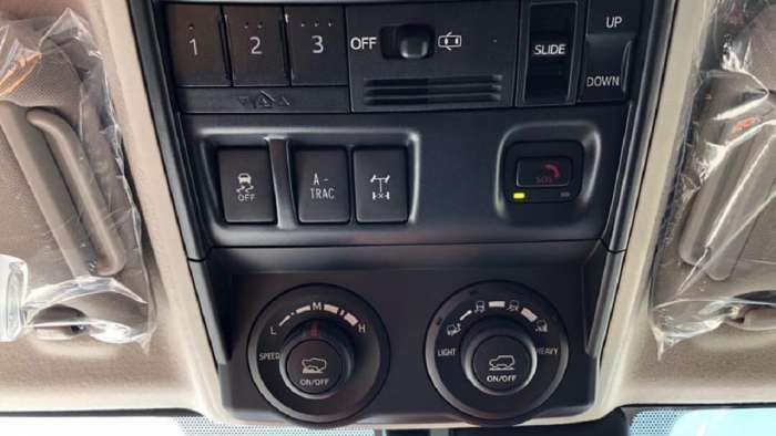 2020 Toyota 4Runer TRD Pro Interior Controls