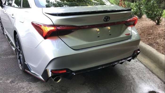 2020 Toyota Avalon TRD Exhaust Back End