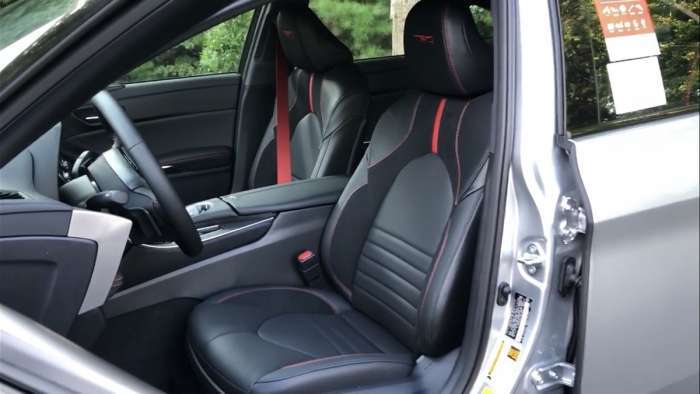 2020 Toyota Avalon TRD Interior Black With Red Accents